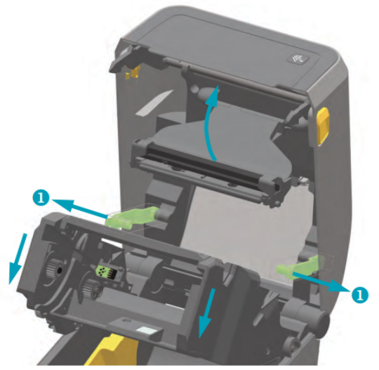 ZD420 プリンターのかすれや不正確な印刷の解決