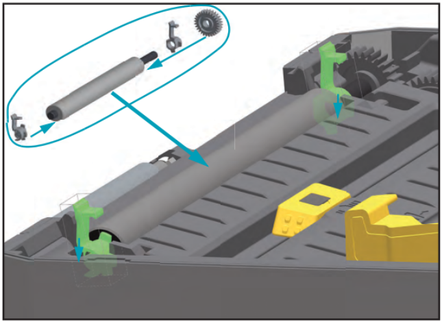 ZD420 プリンターのかすれや不正確な印刷の解決