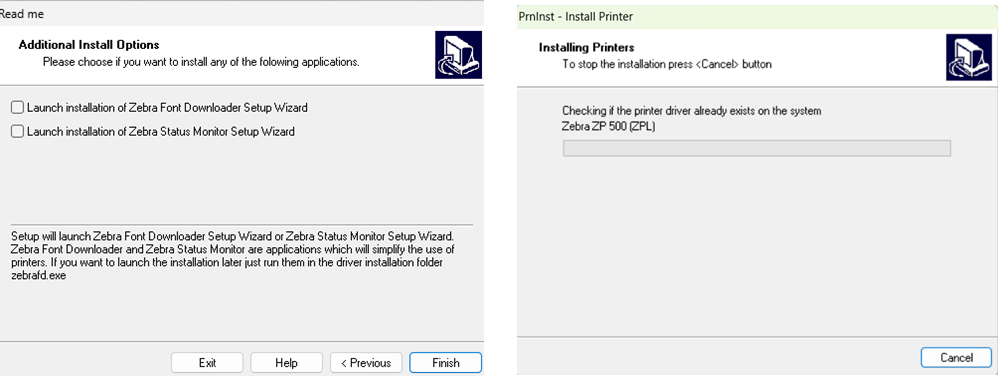 Installing Zebra ZP505 or ZP506 Printer Driver on a Windows PC
