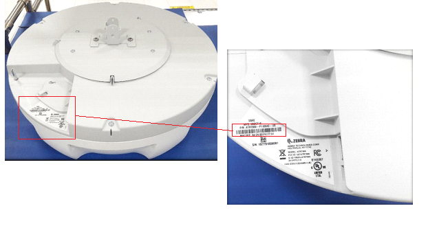 シリアル番号の確認: アレイリーダーとRFIDリーダーアンテナ