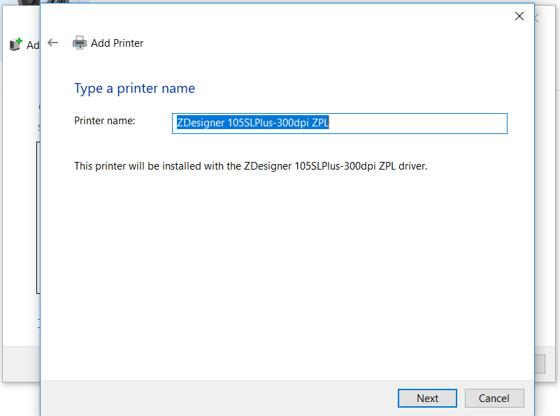 Windows 10 PCにネットワークZebraプリンターをインストールする