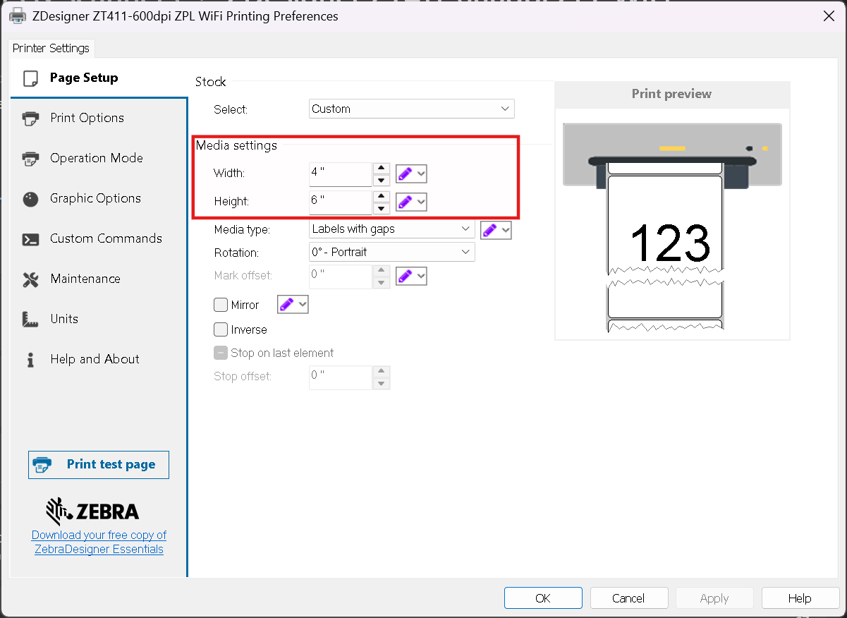 user_5de0dec8 ページ ZDesigner Sürücüsünü Kullanarak PDF Dosyası Yazdırma